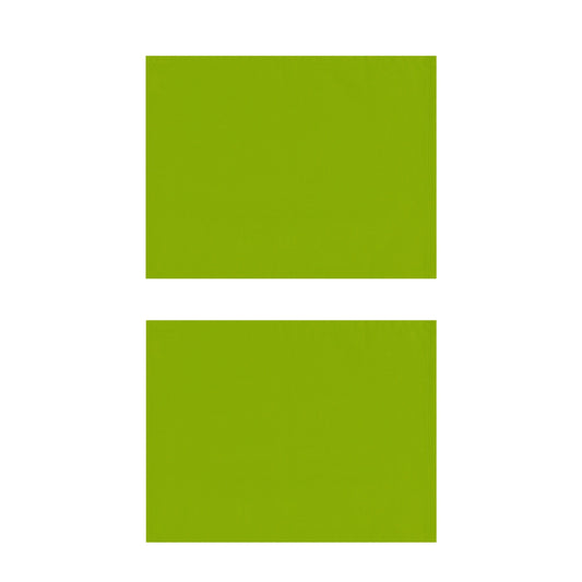 Lime Green Cotton Placemats, Set of 2
