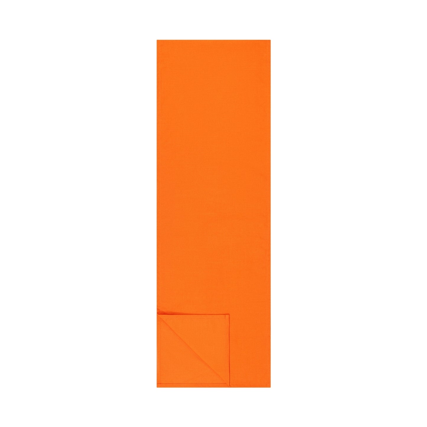 Paprika Orange Cotton Table Runner