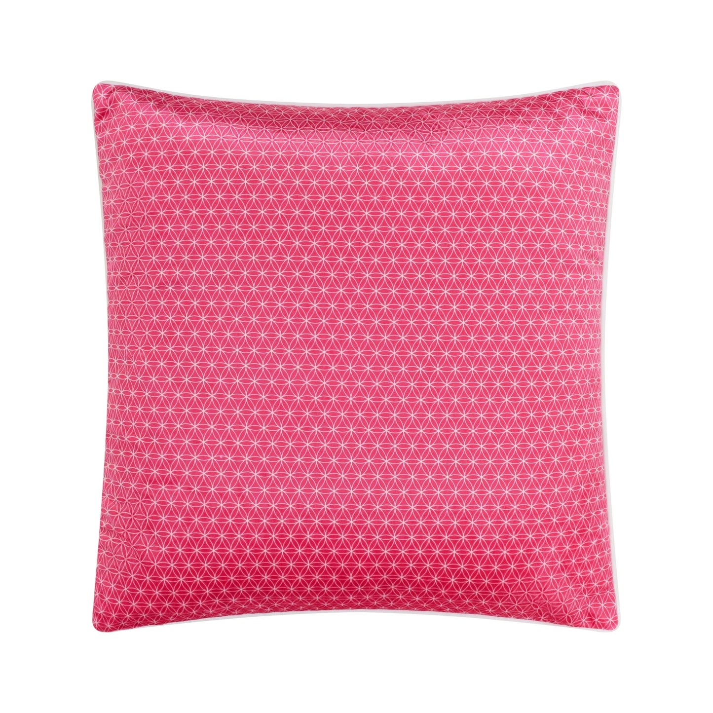 Pink Luxury Shimmer Geometric Cushion