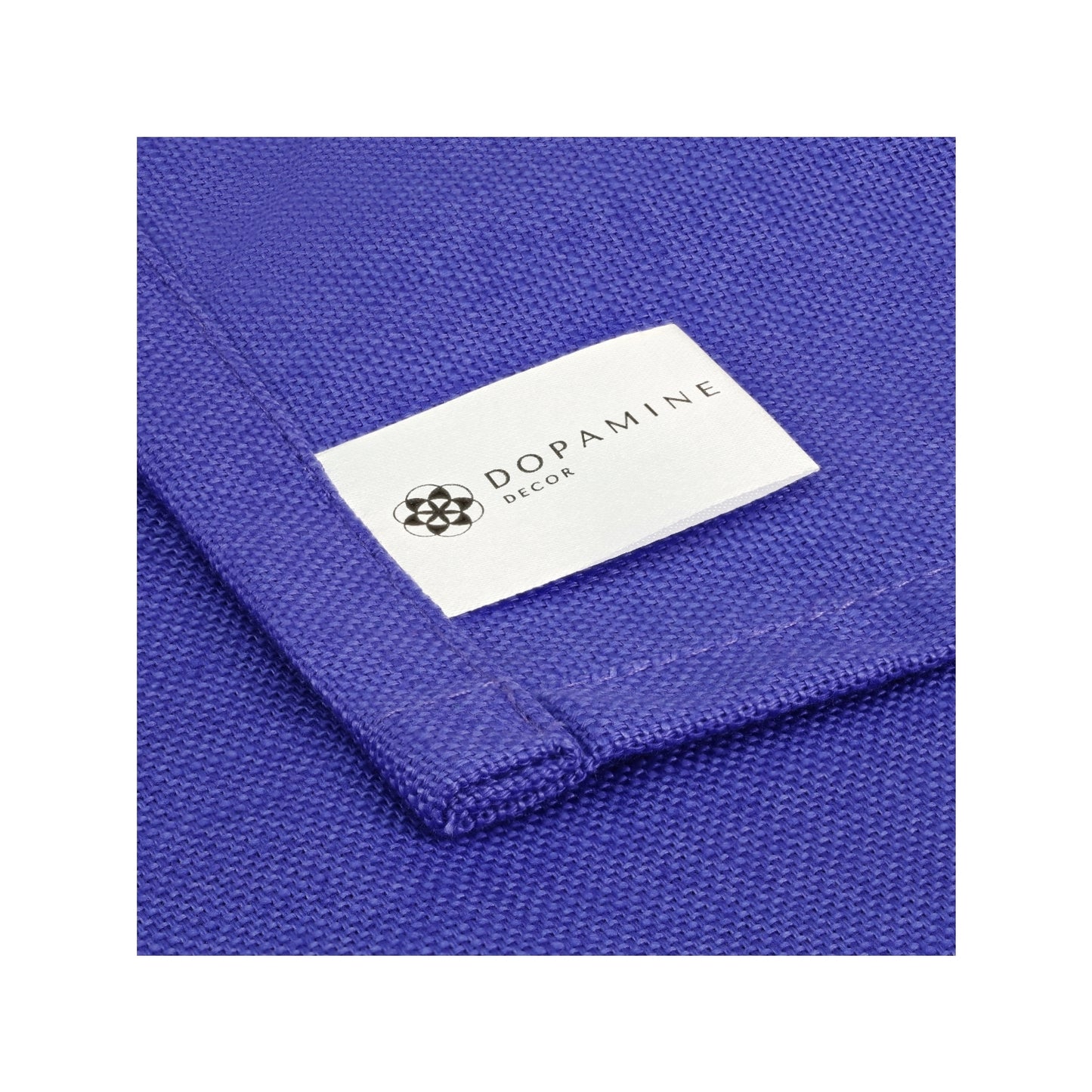 Royal Purple Cotton Tablecloth