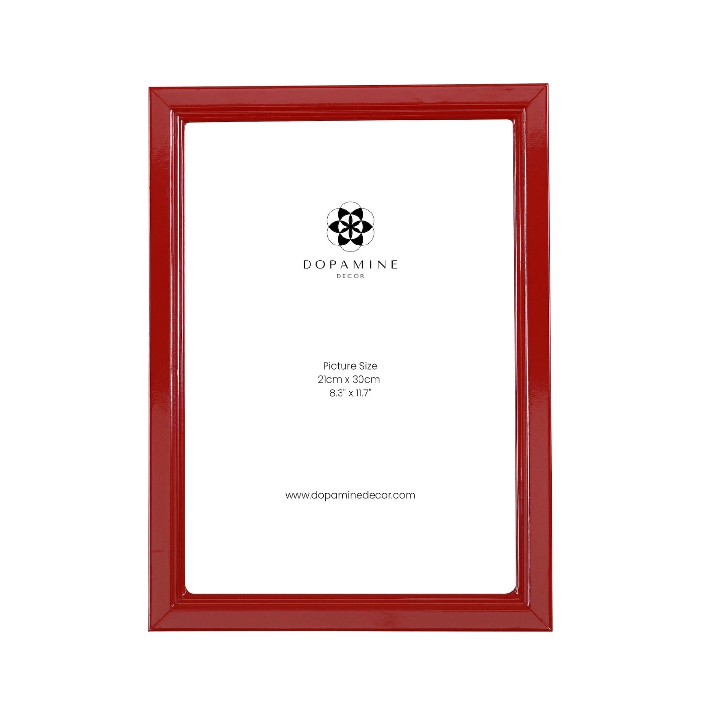 Red Lacquer Picture Frame