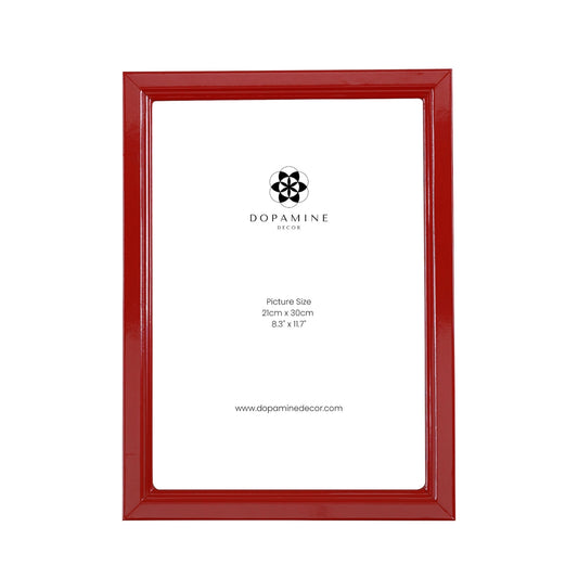 Red Lacquer Picture Frame
