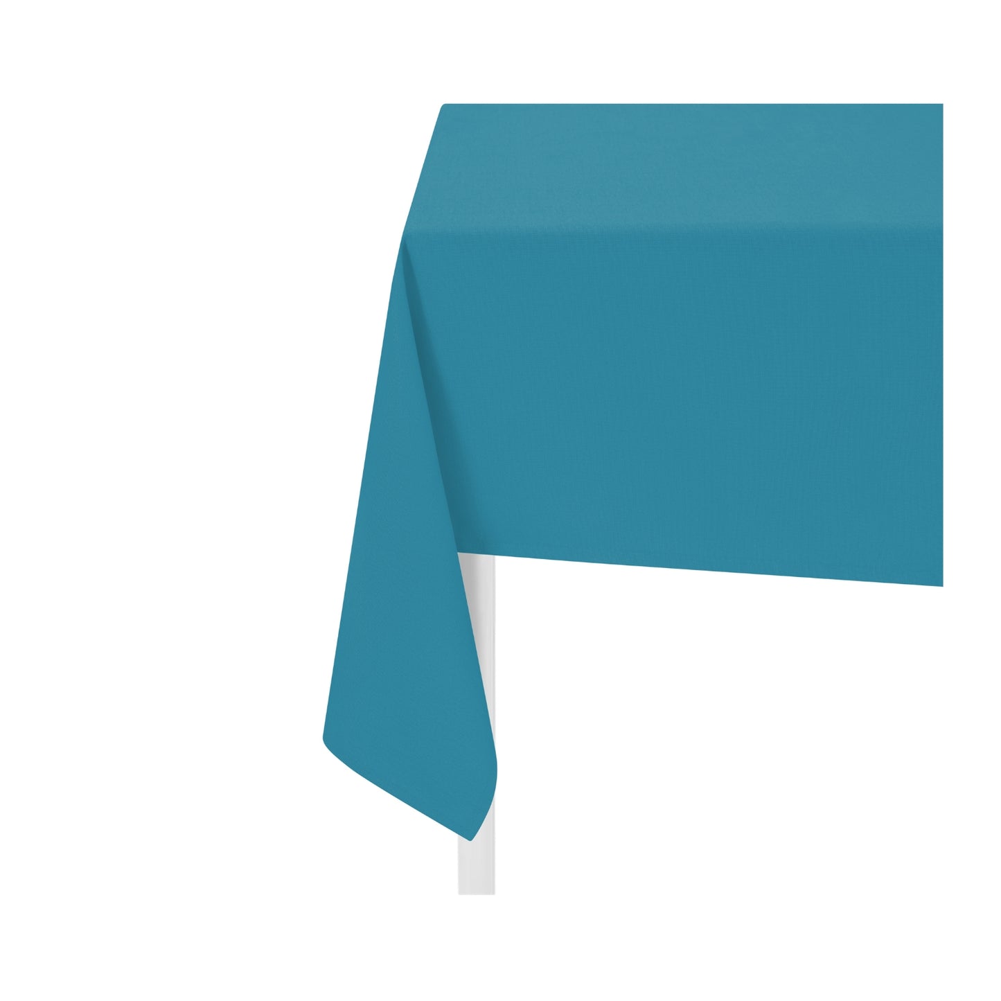 Teal Cotton Tablecloth