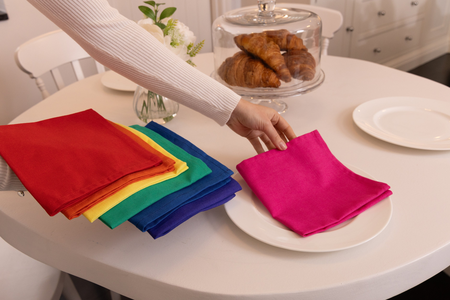 Coloured Table Linen