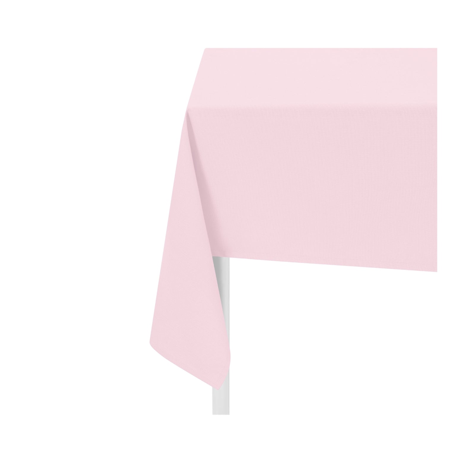 Baby Pink Cotton Tablecloth