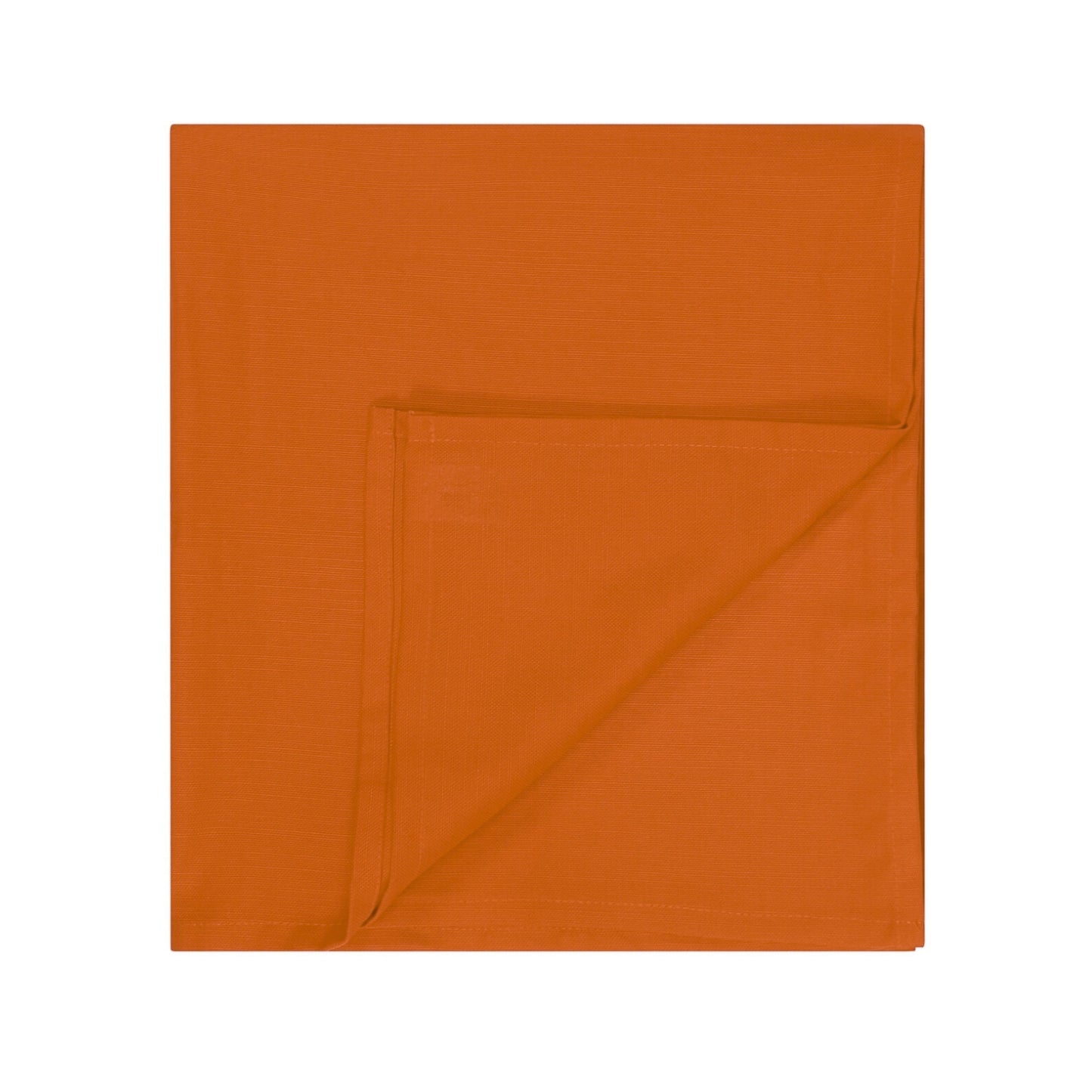 Burnt Orange Cotton Bed Runner