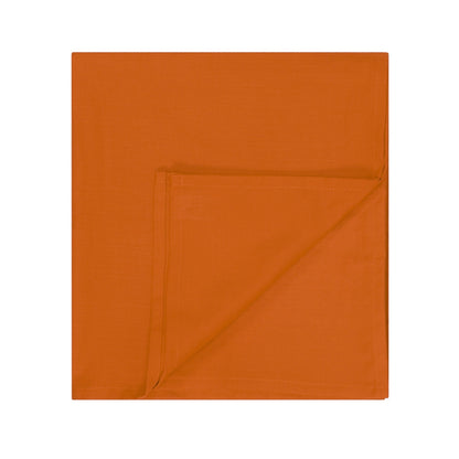 Burnt Orange Cotton Bed Runner