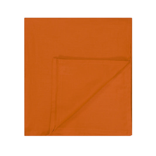 Burnt Orange Cotton Bed Runner