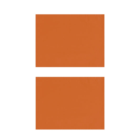Burnt Orange Placemats, Set of 2
