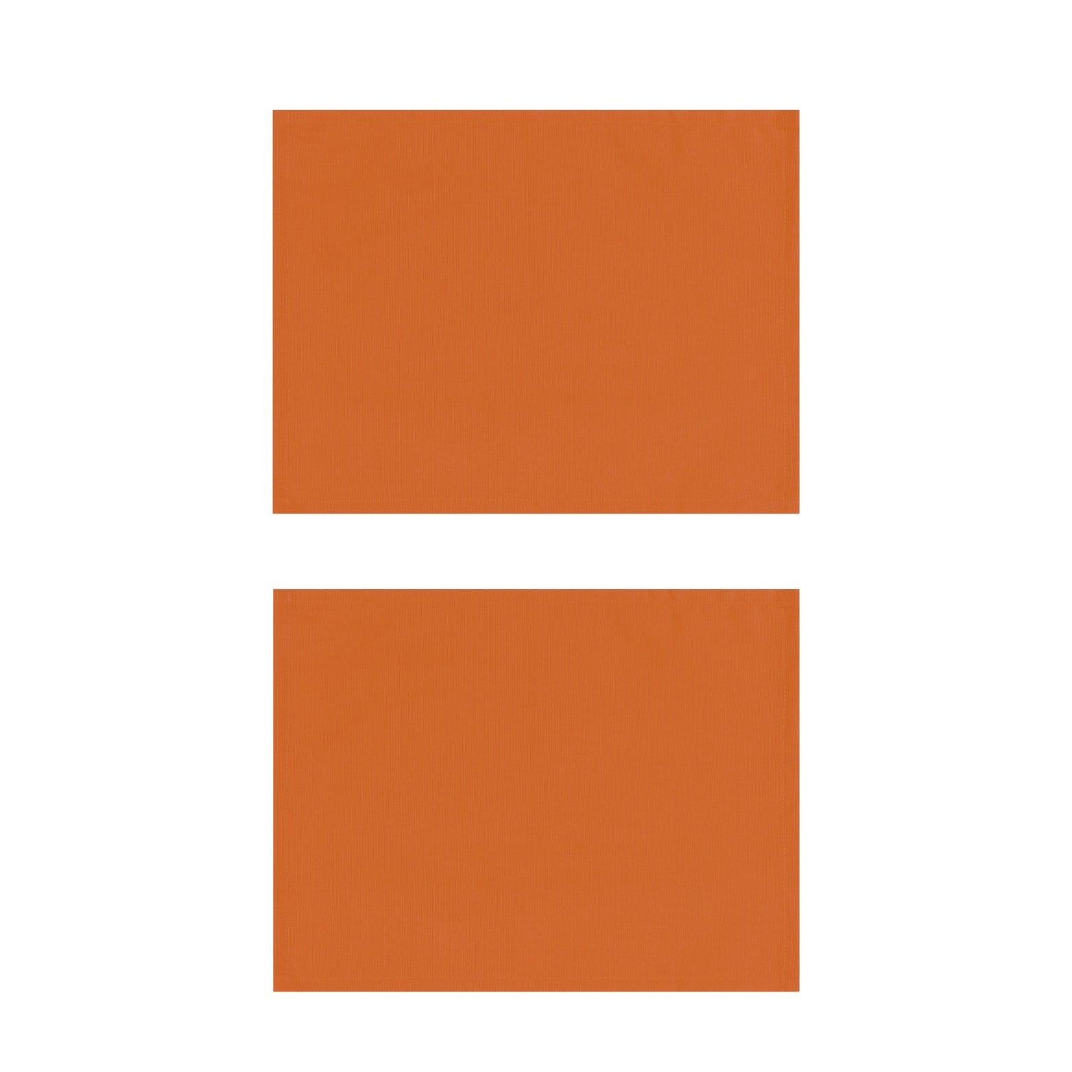 Burnt Orange Placemats, Set of 2