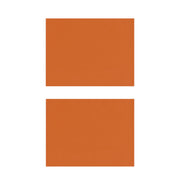 Burnt Orange Placemats, Set of 2