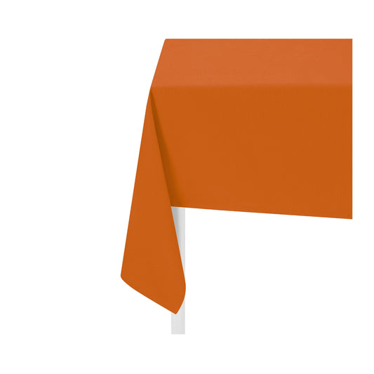 Burnt Orange Cotton Tablecloth