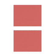 Coral Cotton Placemats, Set of 2