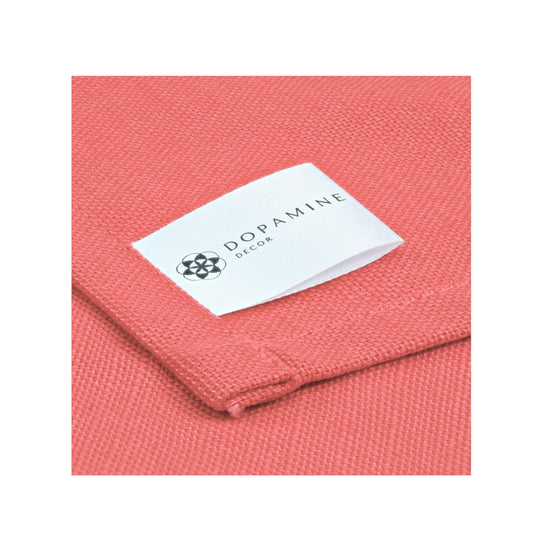 Coral Cotton Bed Runner