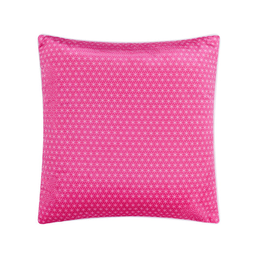 Pink Luxury Shimmer Geometric Cushion