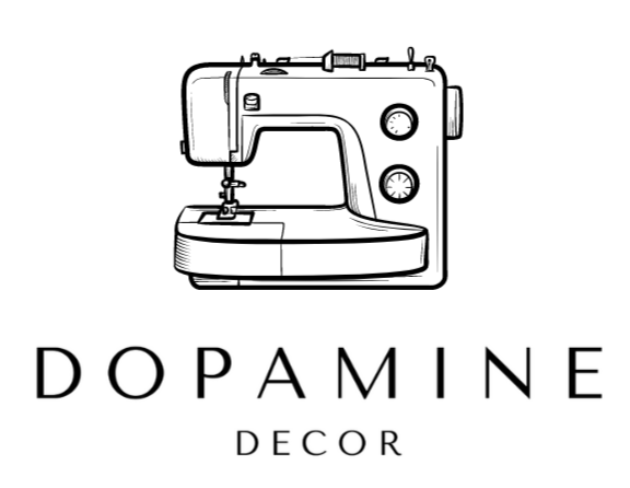 Dopamine Decor sewing room logo
