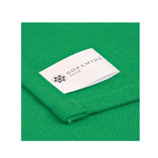 Leaf Green Cotton Bed Runner