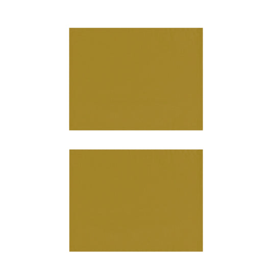 Gold Cotton Placemats, Set of 2