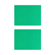 Emerald Green Cotton Placemats, Set of 2