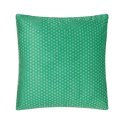 Green Luxury Shimmer Geometric Cushion