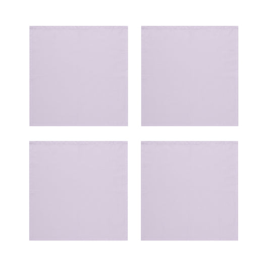 Lavender Cotton Napkins, Set of 4