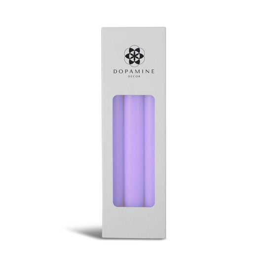 Lavender Dinner Candle Trio