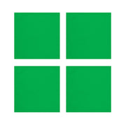 Leaf Green Cotton Napkins, Set of 4