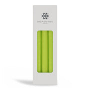 Lime Green Dinner Candle Trio