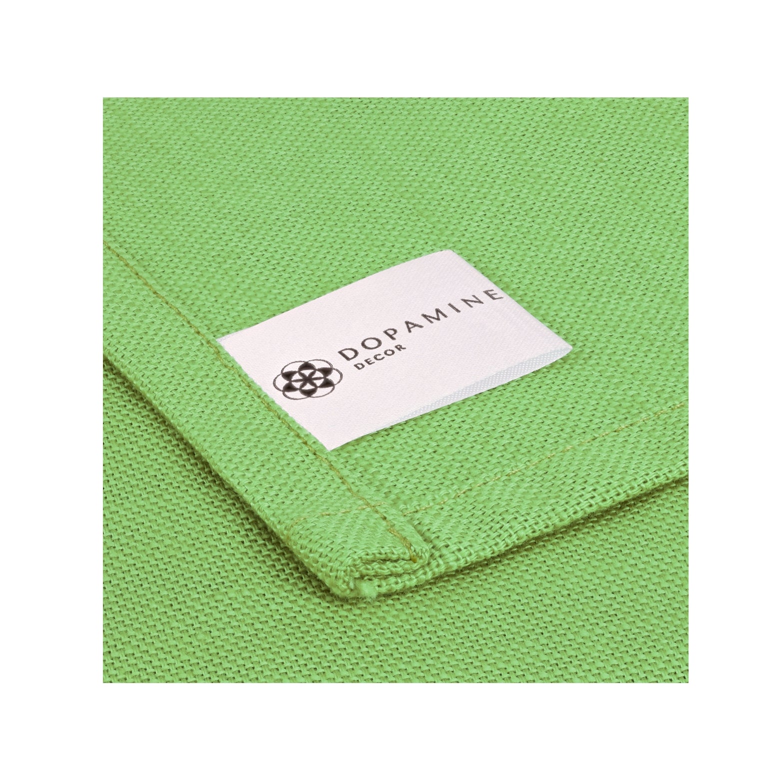 Lime Green Cotton Tablecloth