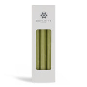 Olive Green Dinner Candle Trio