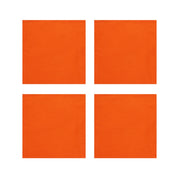 Paprika Orange Cotton Napkins, Set of 4