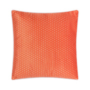 Orange Luxury Shimmer Geometric Cushion