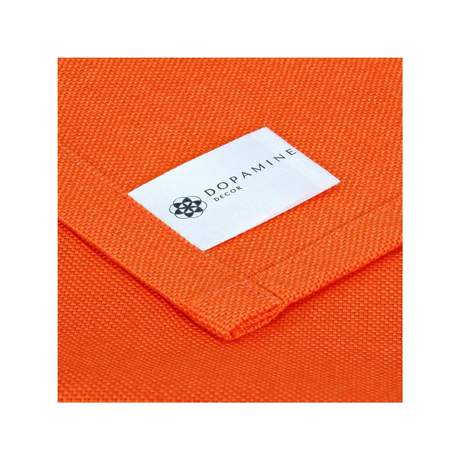 Paprika Orange Cotton Napkins, Set of 4