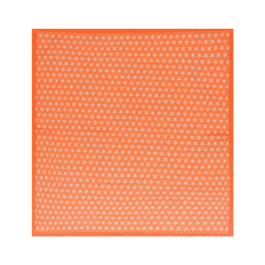 Orange Cotton Napkins, Set of 4