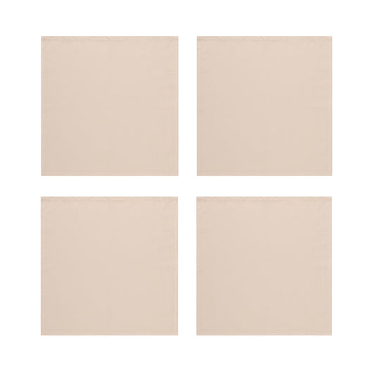 Peach Cotton Napkins, Set of 4