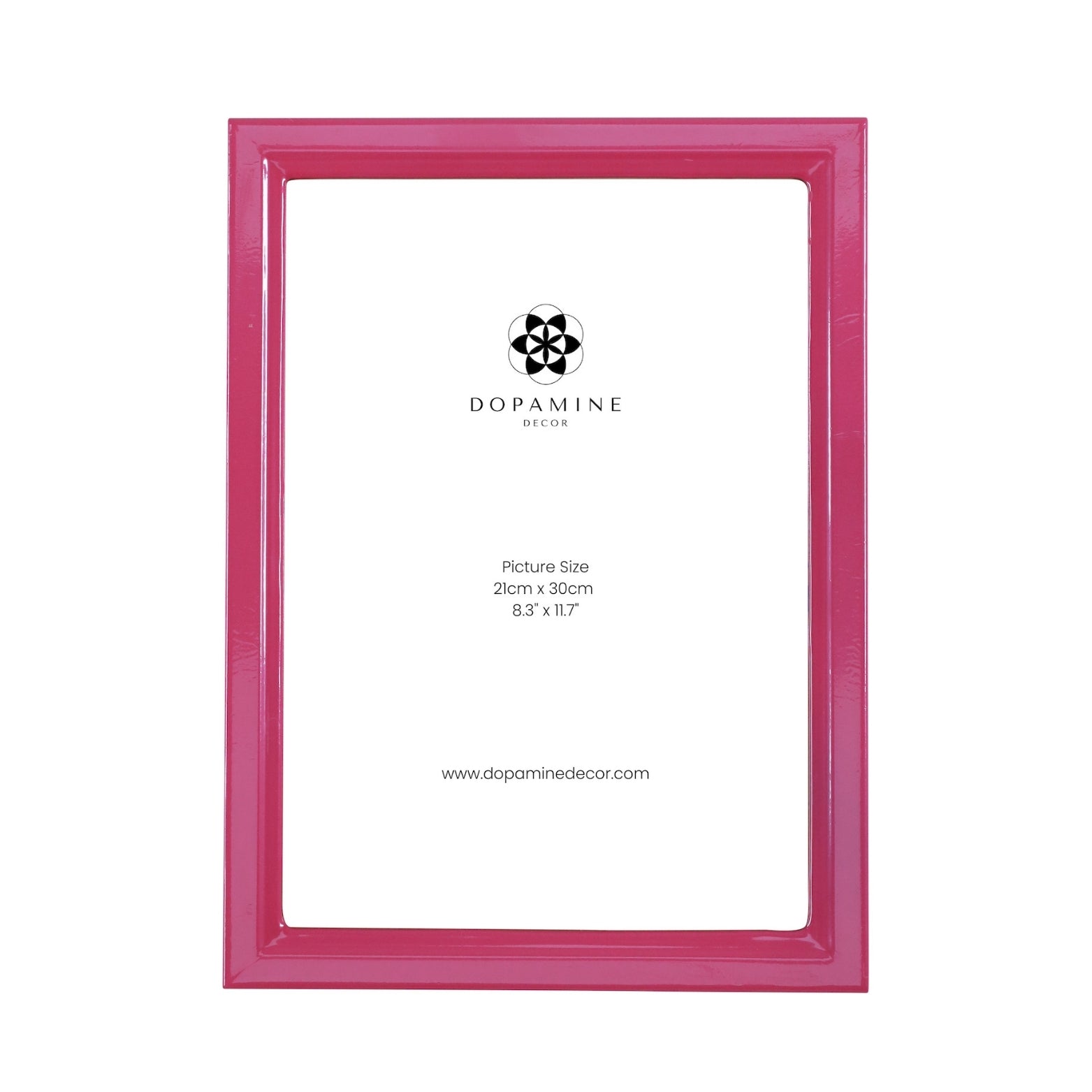 Pink Lacquer Picture Frame
