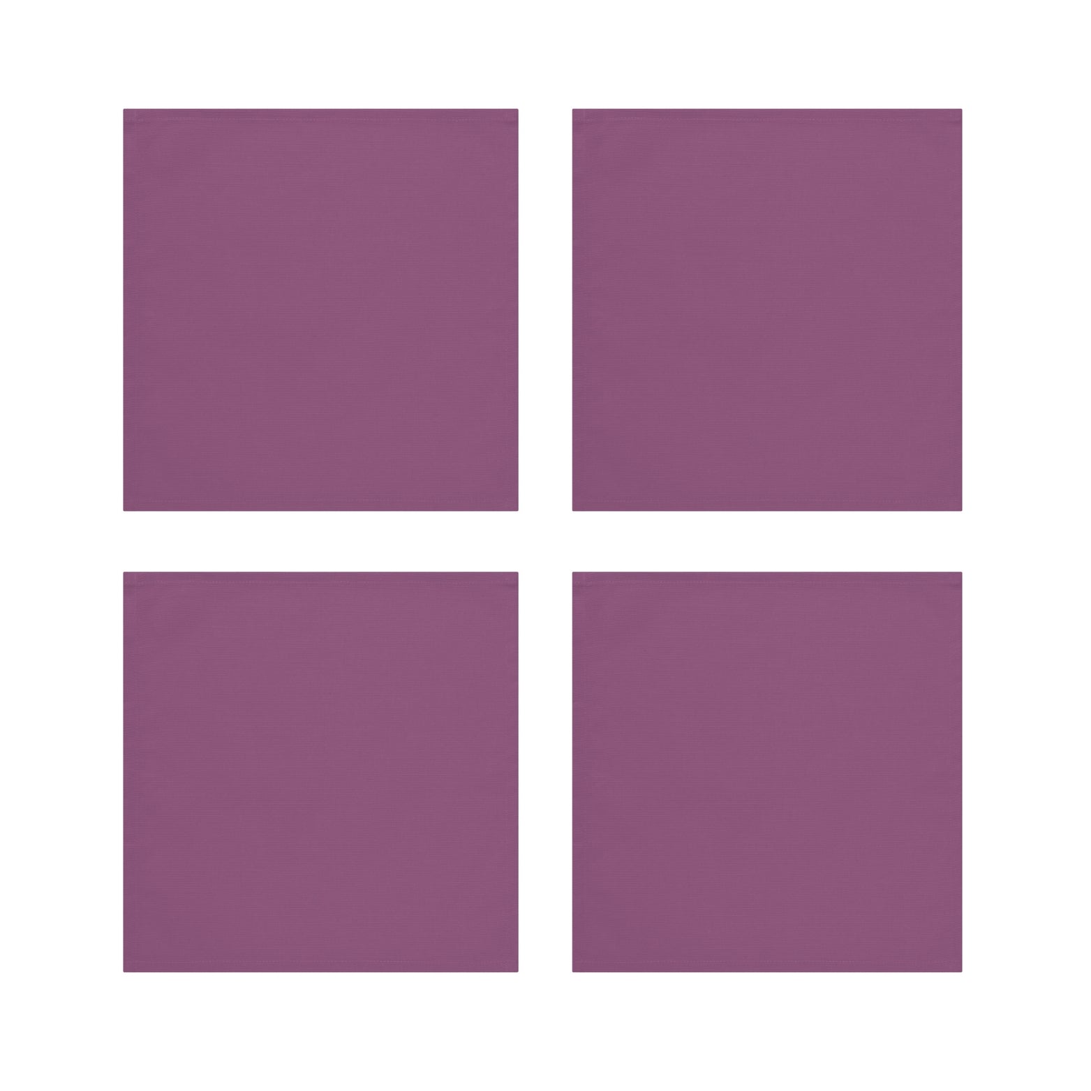 Plum Cotton Napkins, Set of 4