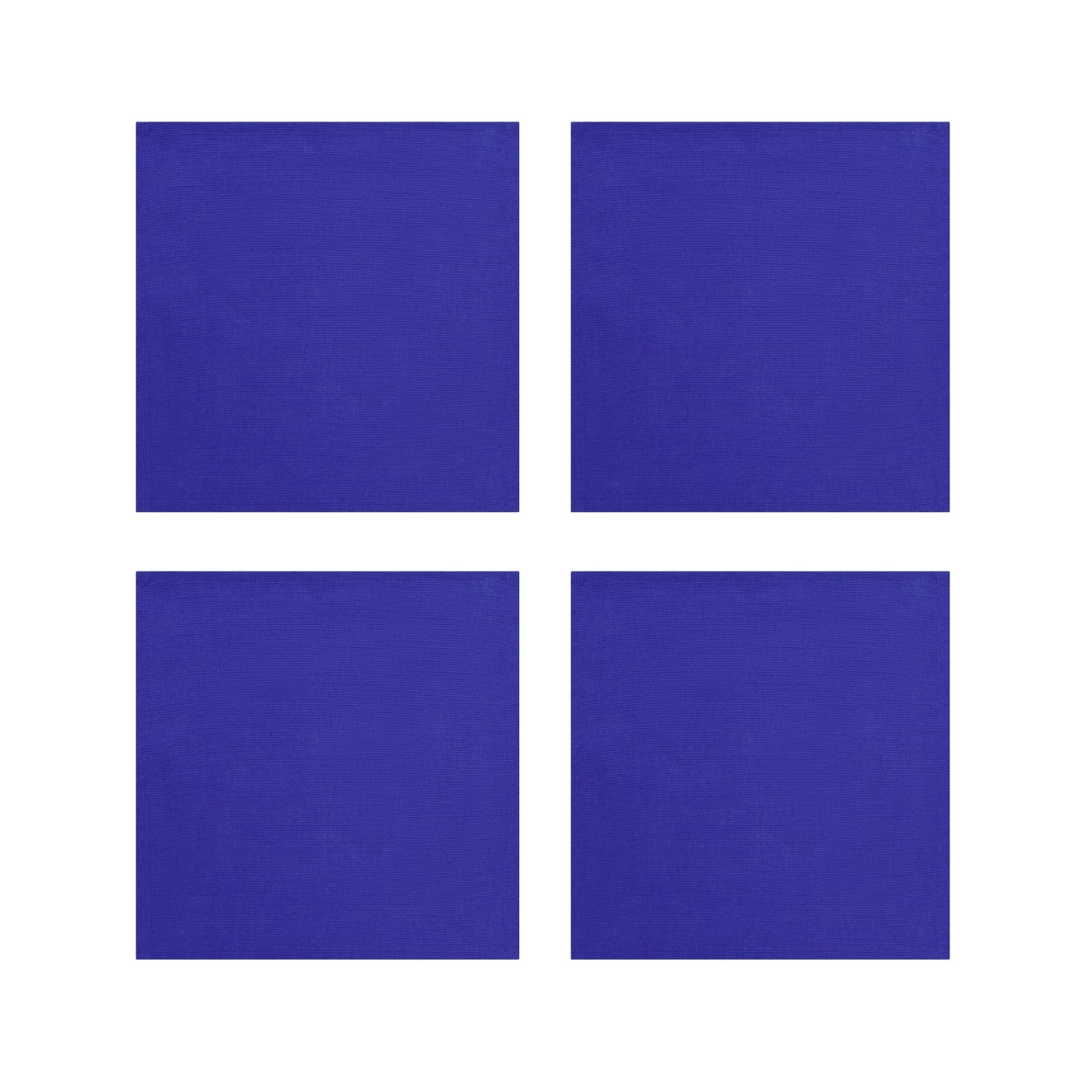 Royal Purple Cotton Napkins, Set of 4