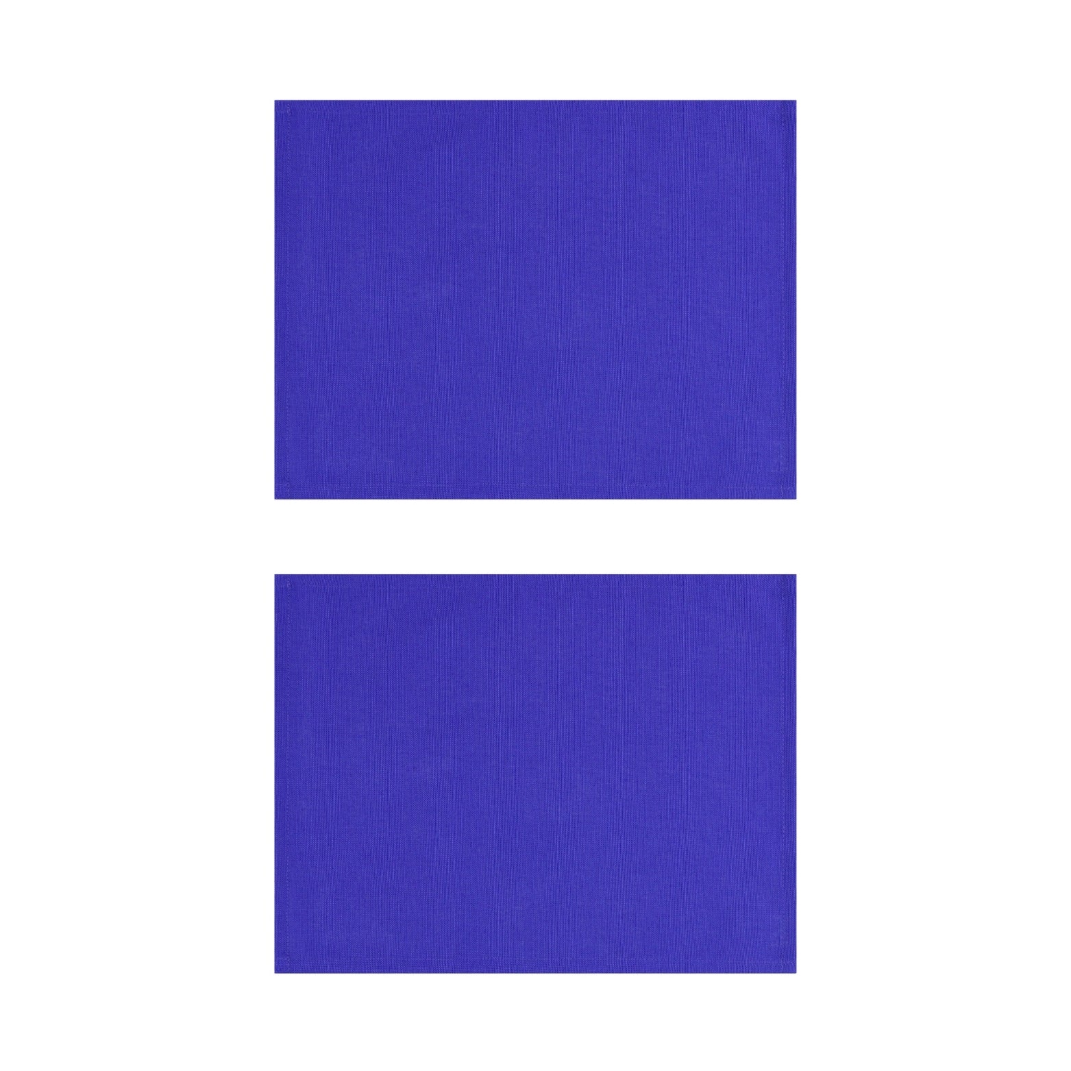 Royal Purple Cotton Placemats, Set of 2