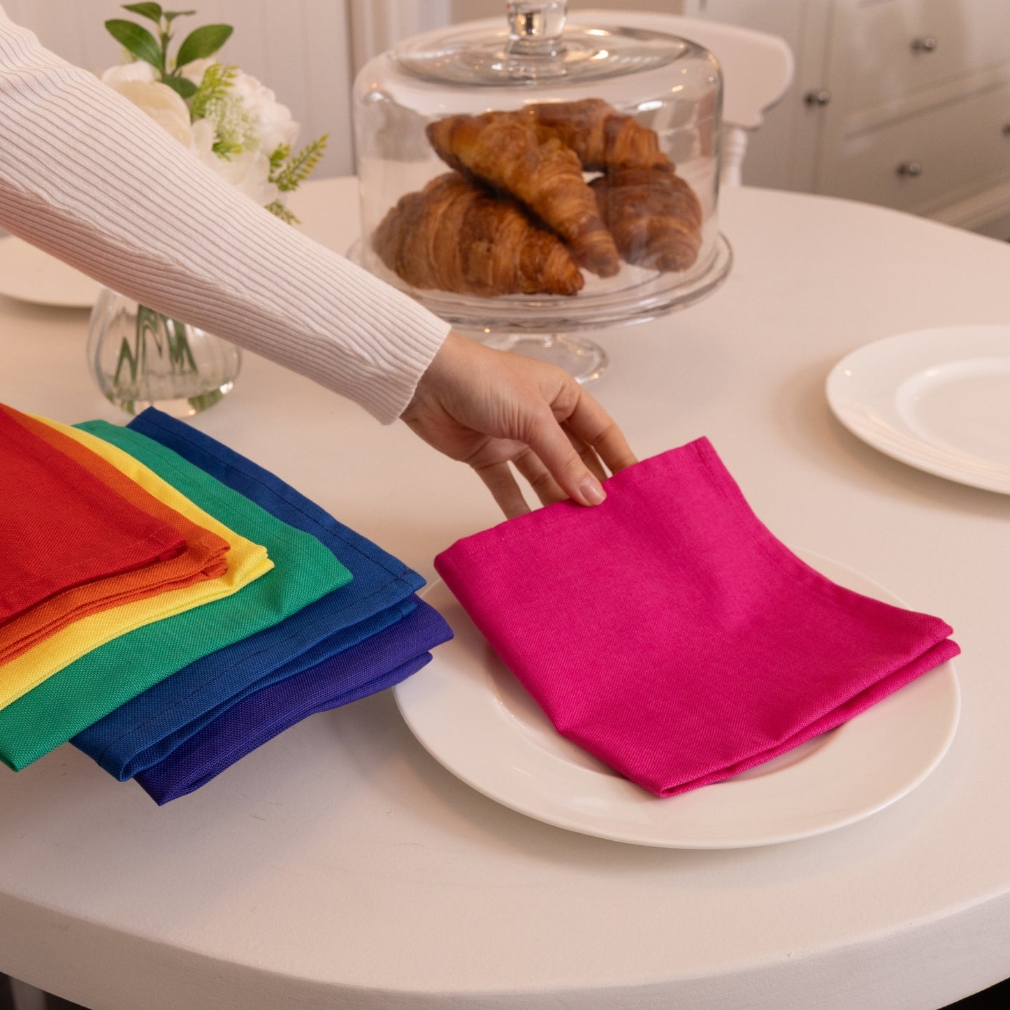Rainbow Napkins, Set of 4