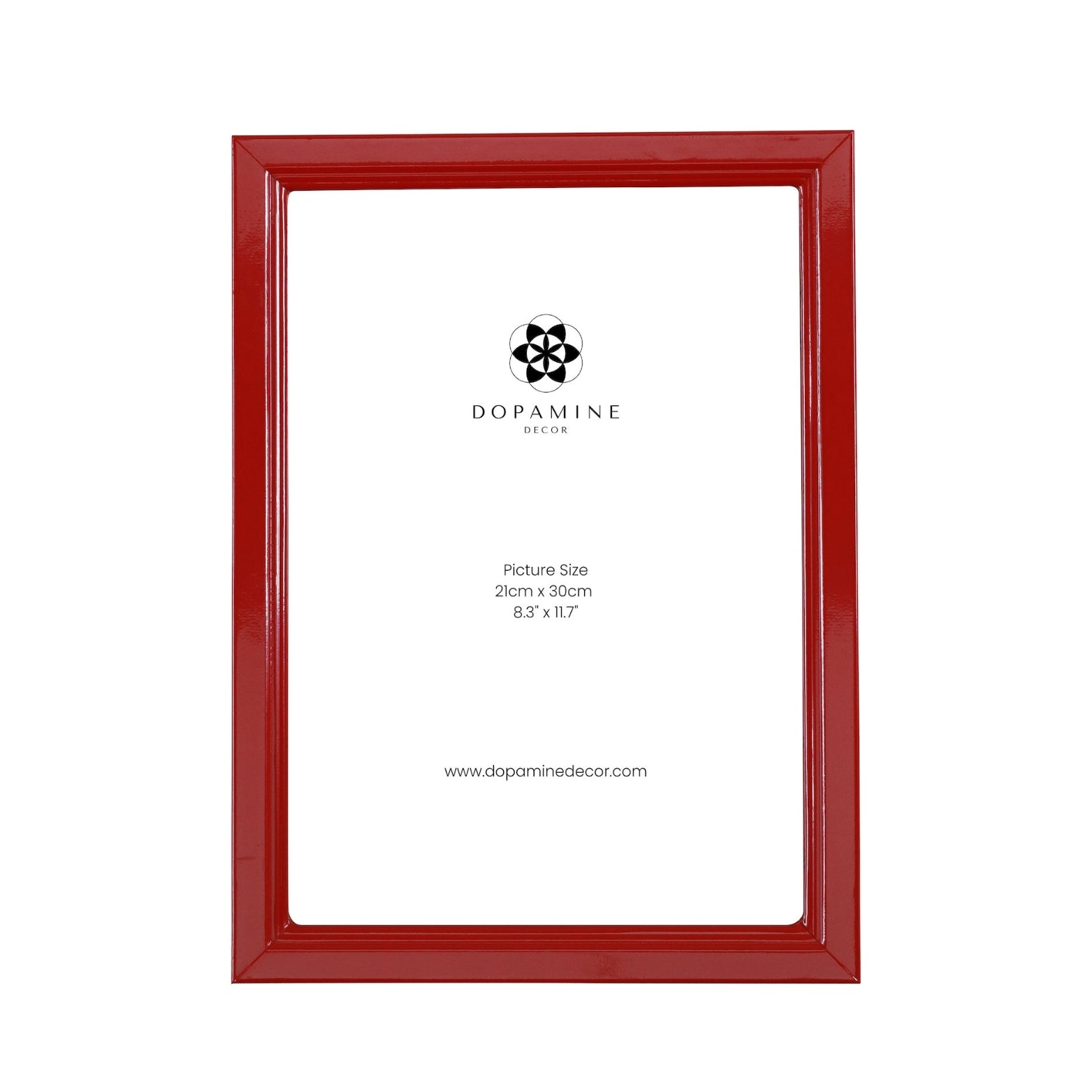 Red Lacquer Picture Frame