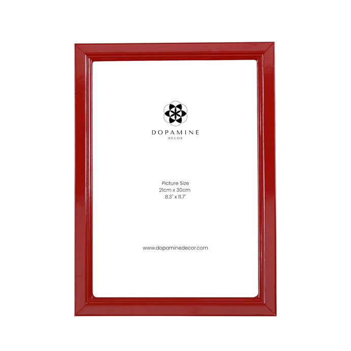 Red Lacquer Picture Frame – Dopamine Decor