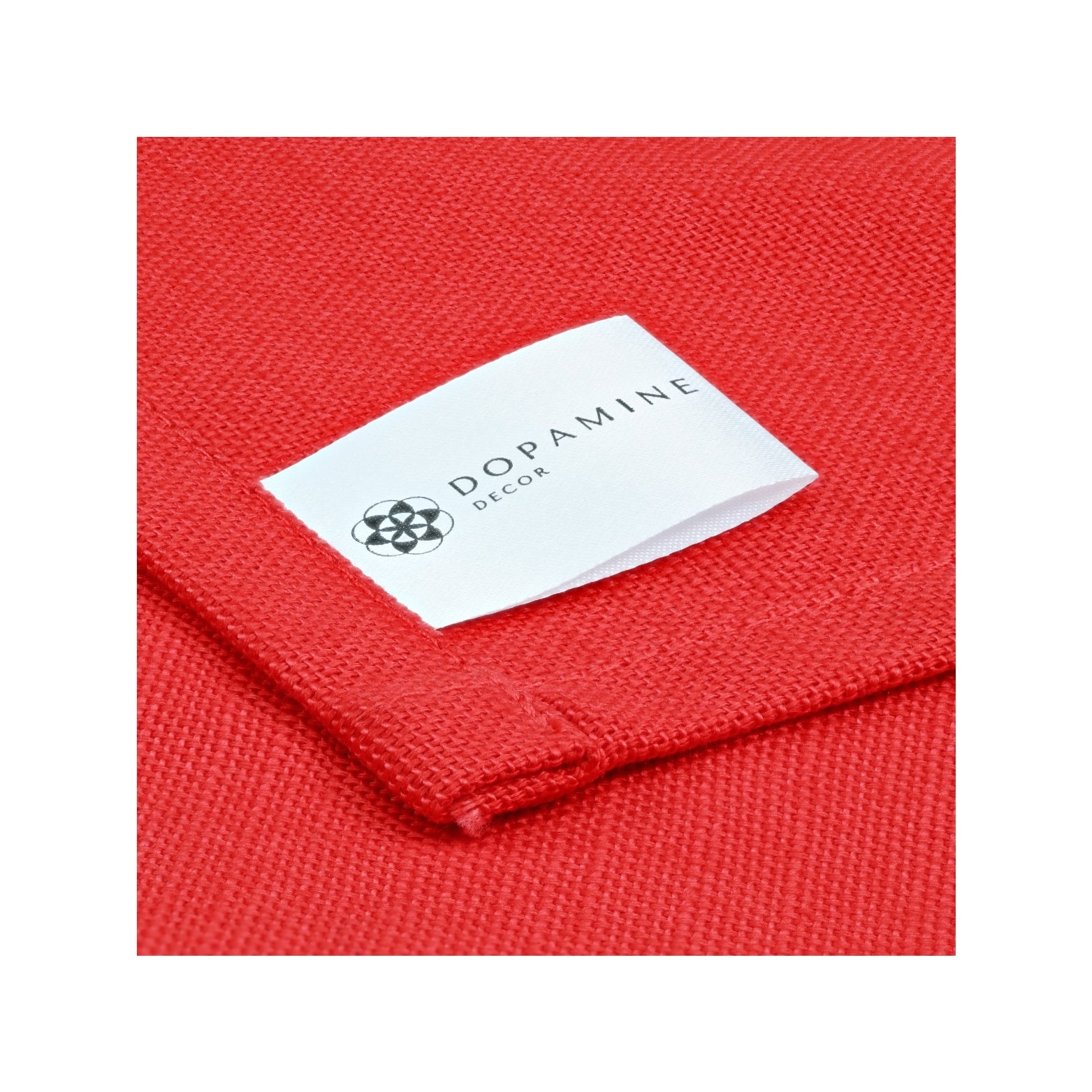 Ruby Red Cotton Napkins, Set of 4
