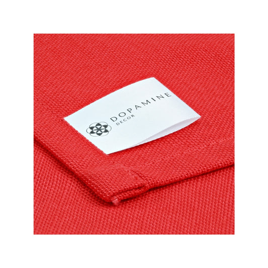 Red Cotton Bed Runner
