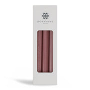 Rose Pink Dinner Candle Trio