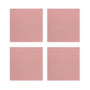 Rose Pink Cotton Napkins, Set of 4