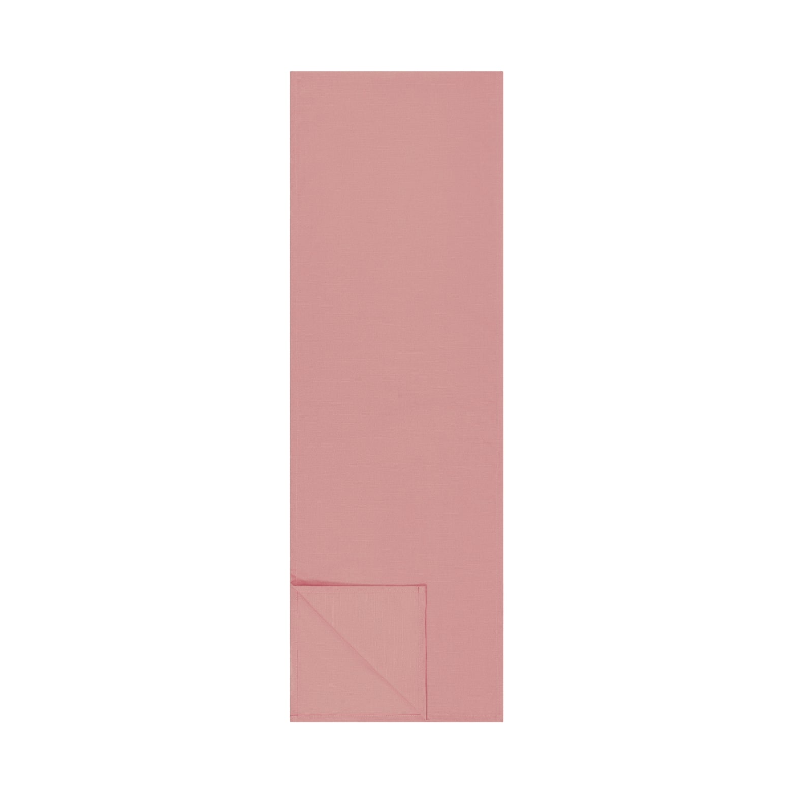 Rose Pink Cotton Table Runner