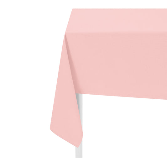Rose Pink Cotton Tablecloth
