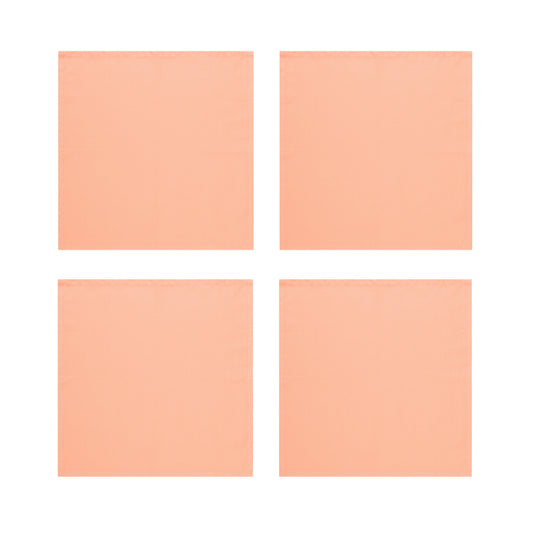 Salmon Cotton Napkins, Set of 4