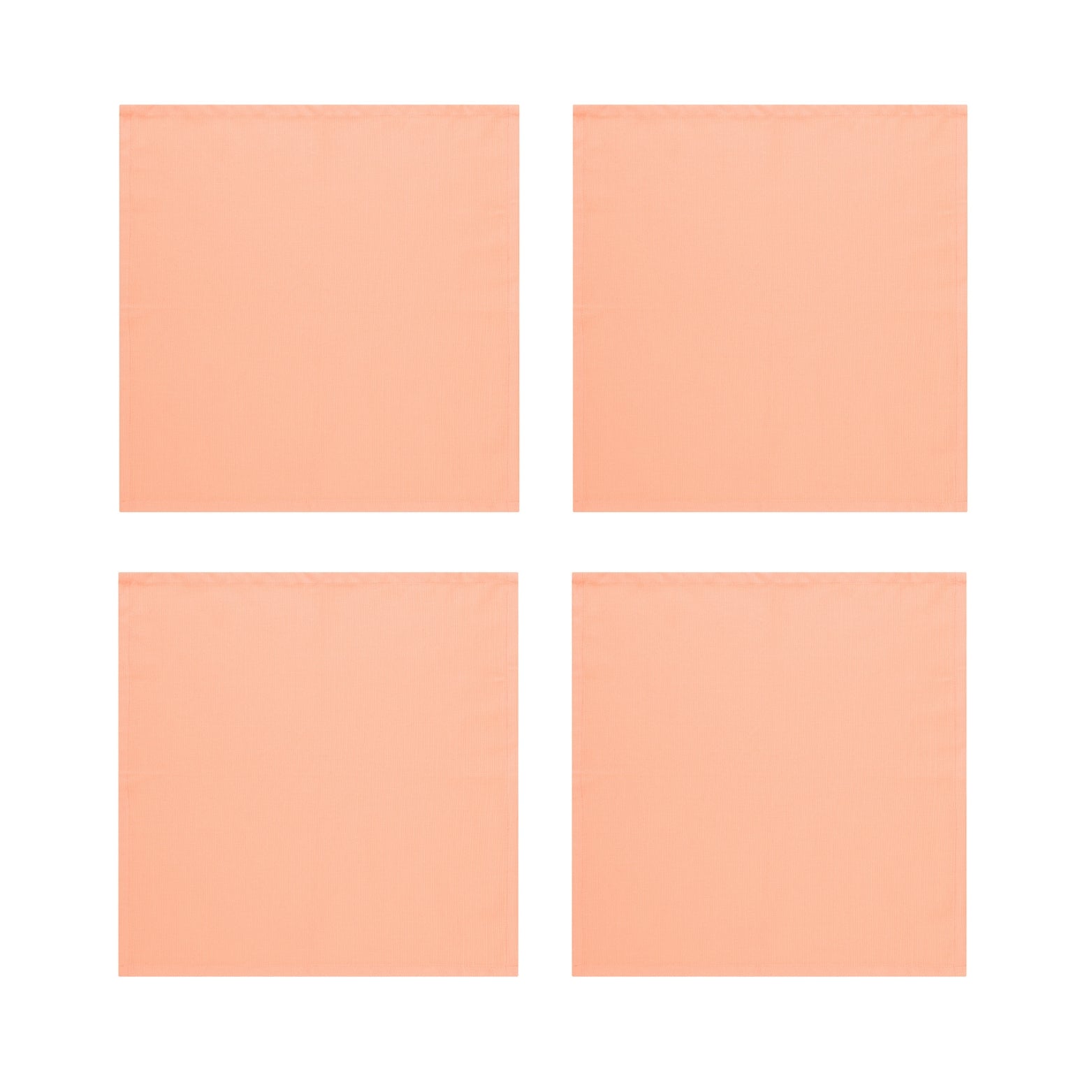 Salmon Cotton Napkins, Set of 4
